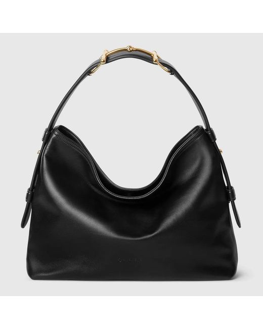 Gucci Black Leather Medium Beatrix Shopping Bag