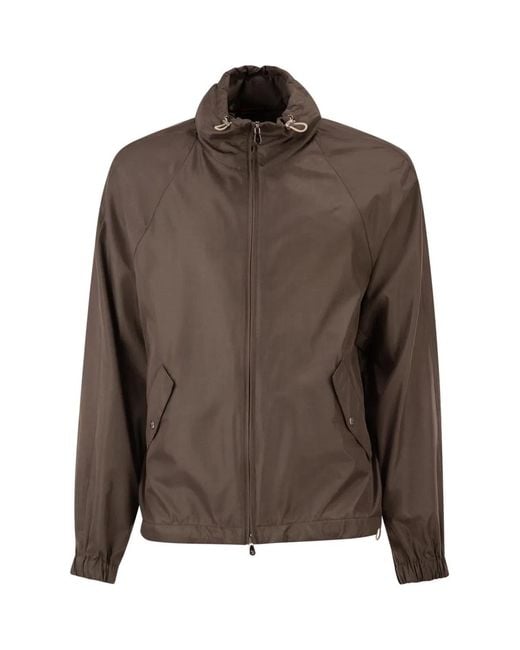 Brunello Cucinelli Brown Unlined Jacket for men