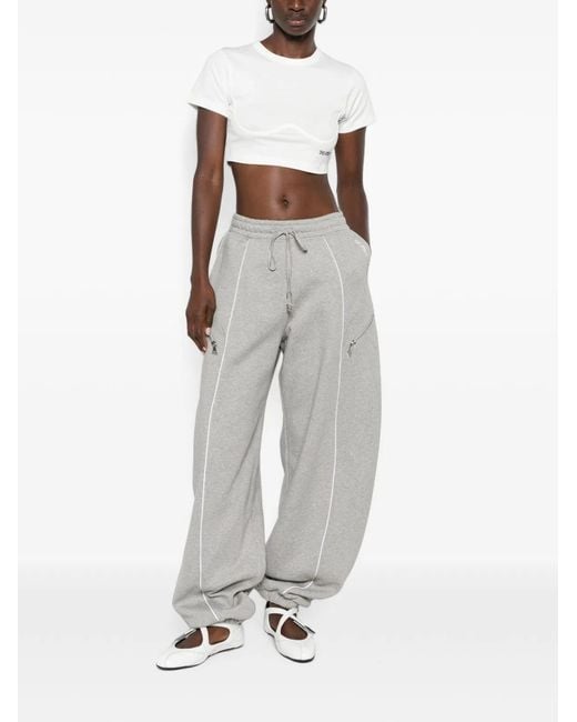 The Attico Gray Pants