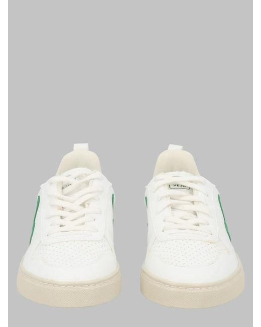Veja White Small V-10 Lace Cwl