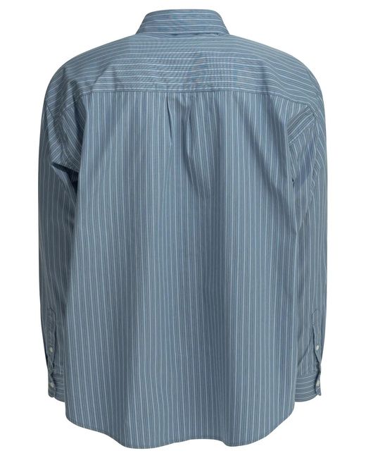 Carhartt Blue "Keene" Casual Shirt for men