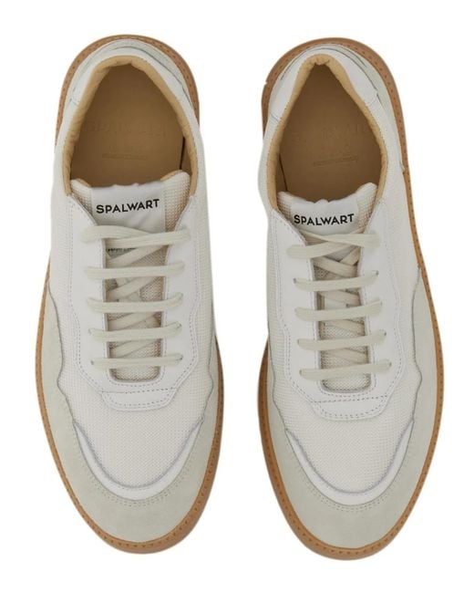 Spalwart White Smash Low Sneaker