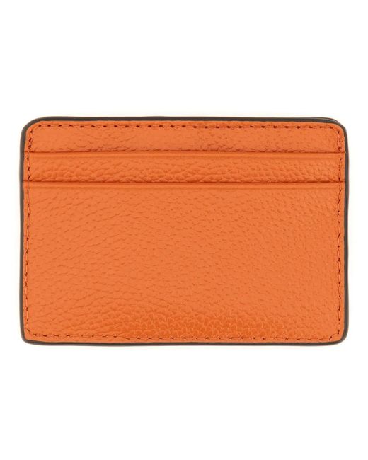MICHAEL Michael Kors Orange Michael By Michael Kors Card Holder With Logo