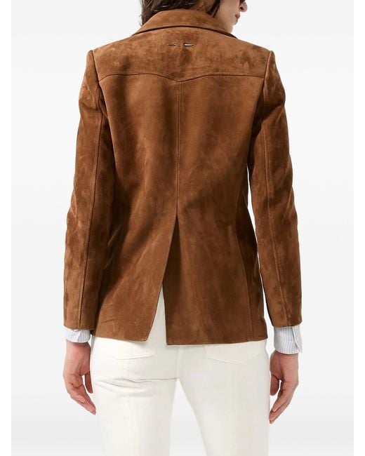 Barbara Bui White Lamb Leather Jacket