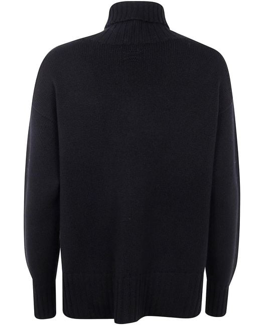 Drumohr Blue Long Sleeve Turtle Neck