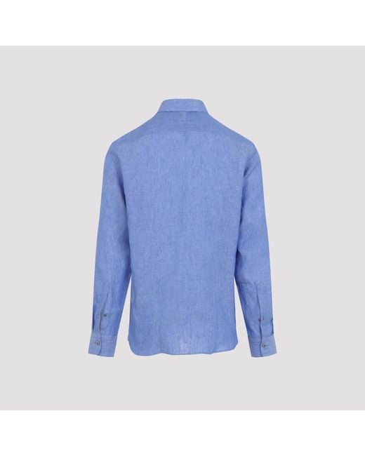 Canali Blue Shirt for men