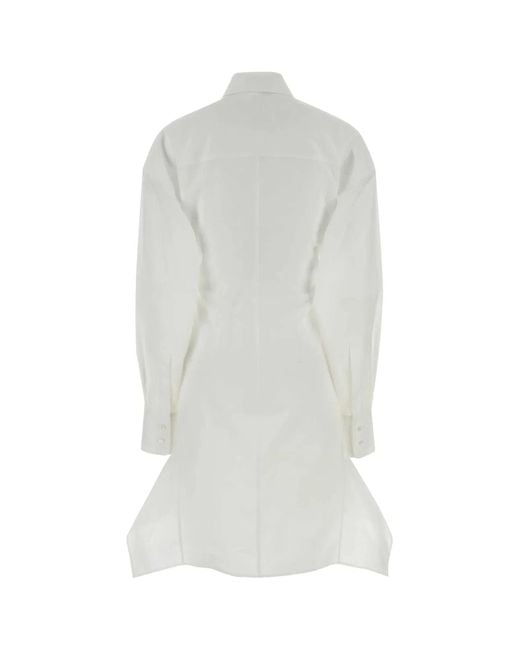Stella McCartney White Poplin Dress