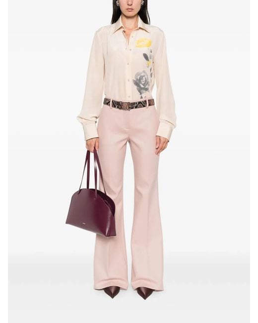 Ermanno Scervino Pink Virgin Wool Pants