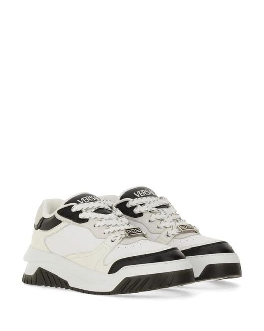 Versace White "Odyssey" Sneaker for men