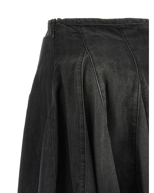 DIESEL Black 'De-Spiki-S' Skirt