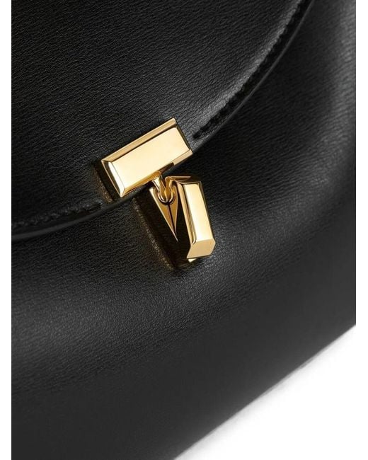 Totême Black T-Lock Shoulder Bag