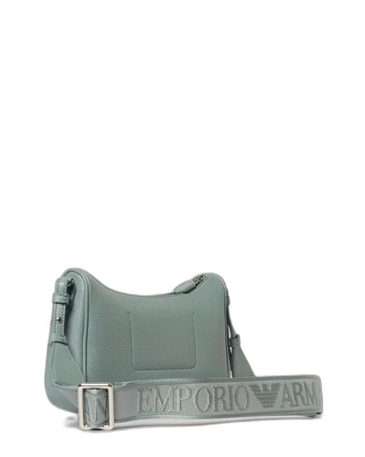 Emporio Armani Gray Baguette Shoulder Bag