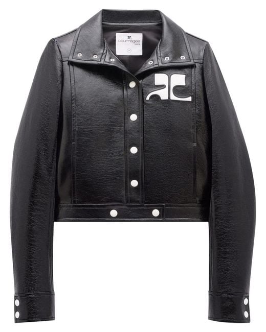 Courreges Black Courregès Cotton Jacket
