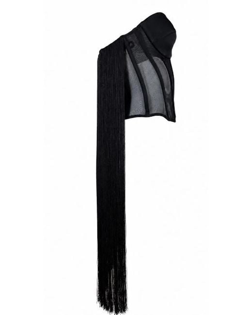 Elisabetta Franchi Black Stretch Top