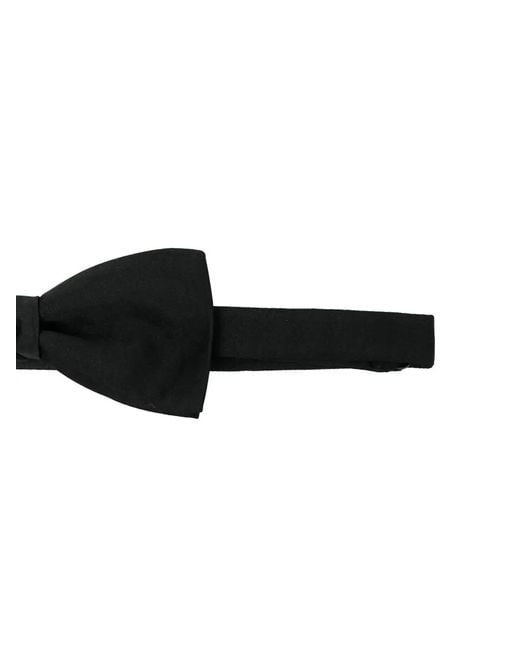 Saint Laurent Black Silk Bow Tie for men