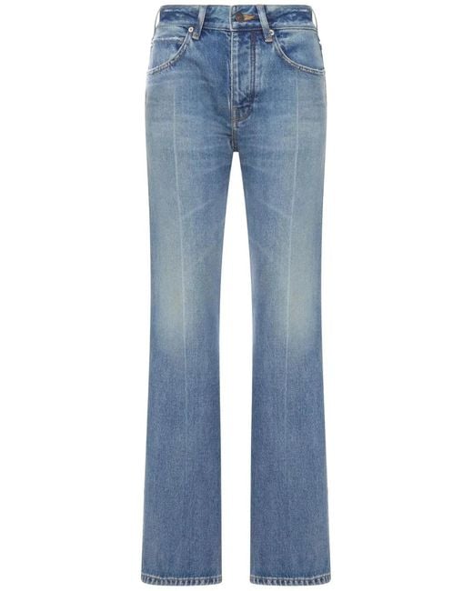 Balenciaga Blue Straight Slim Jeans