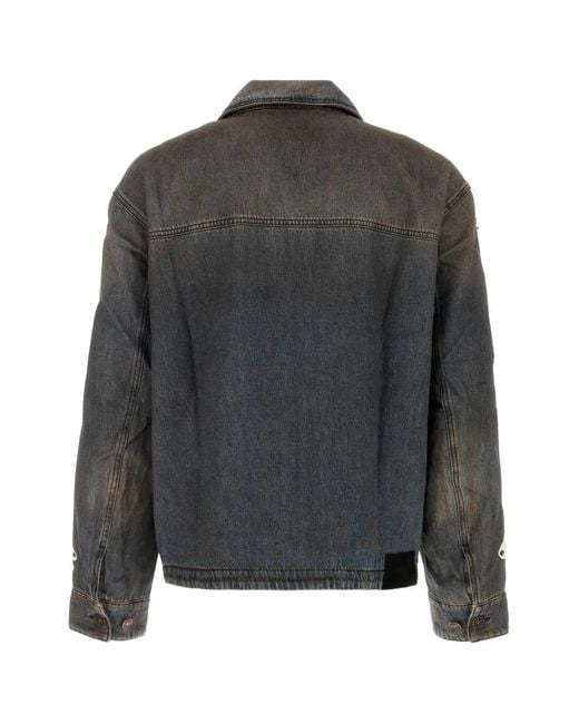 Amiri Gray Denim Jacket for men