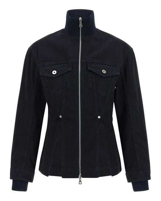 Jean Paul Gaultier Black 'The Slit Denim' Jacket