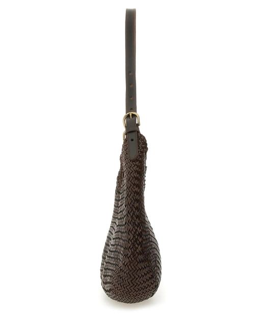 Dragon Diffusion Brown Borsa Half Moon
