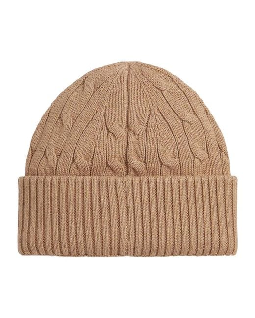 Polo Ralph Lauren Brown Cappello Beanie