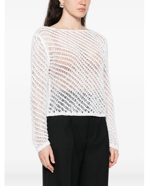Pinko White Sweater