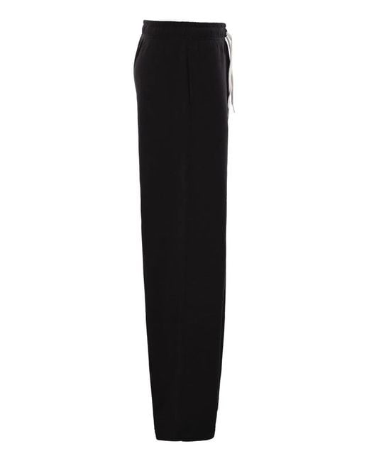 Polo Ralph Lauren Black Jogging Trousers With Drawstring