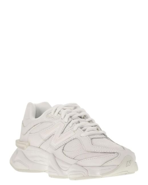 New Balance White 9060