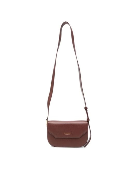 Emporio Armani White Leather Corssbody Bag
