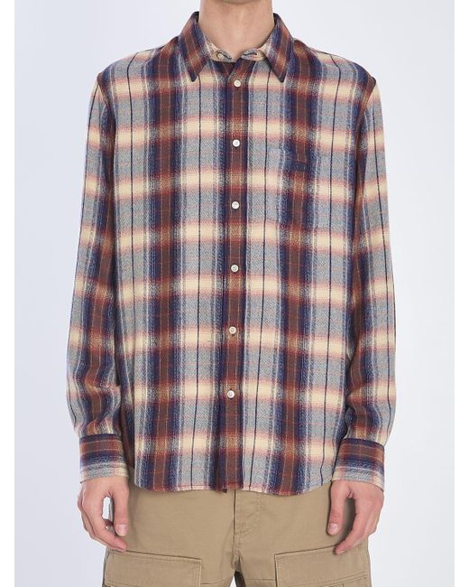 Céline Multicolor Checked Shirt for men