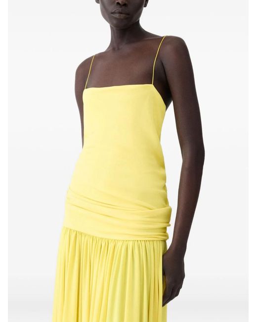 Jacquemus Yellow La Robe Abiha Long Dress