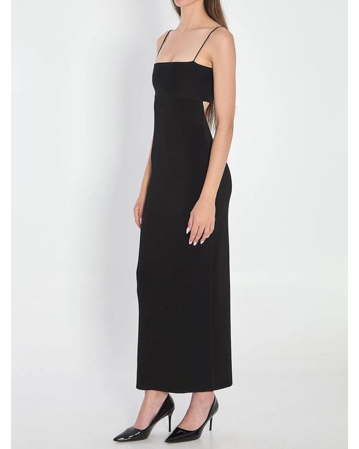 Alexander Wang Black Midi Slip Dress