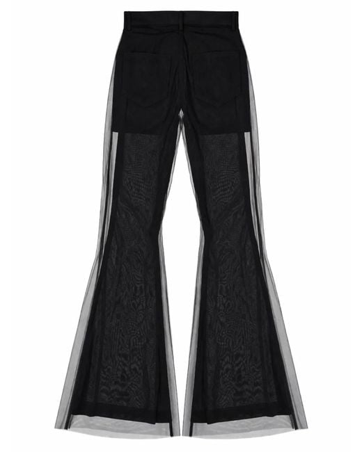 Rick Owens Black "Bolan Bootcut" Pants