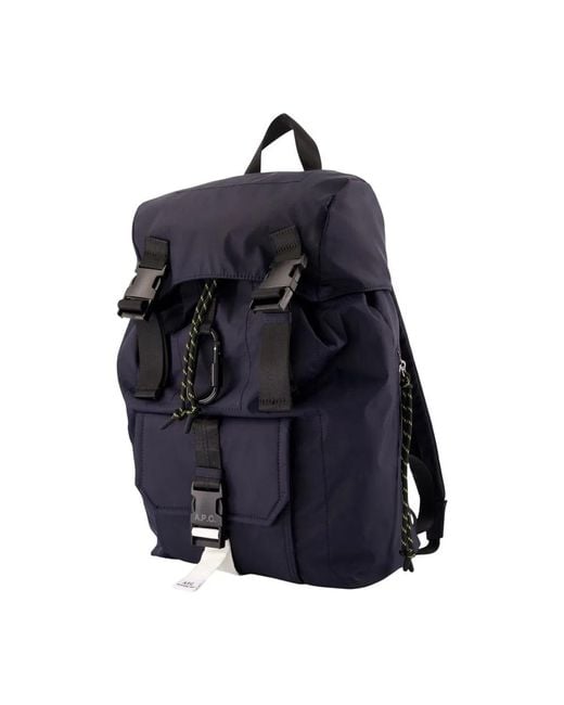 A.P.C. Blue Treck Backpack for men