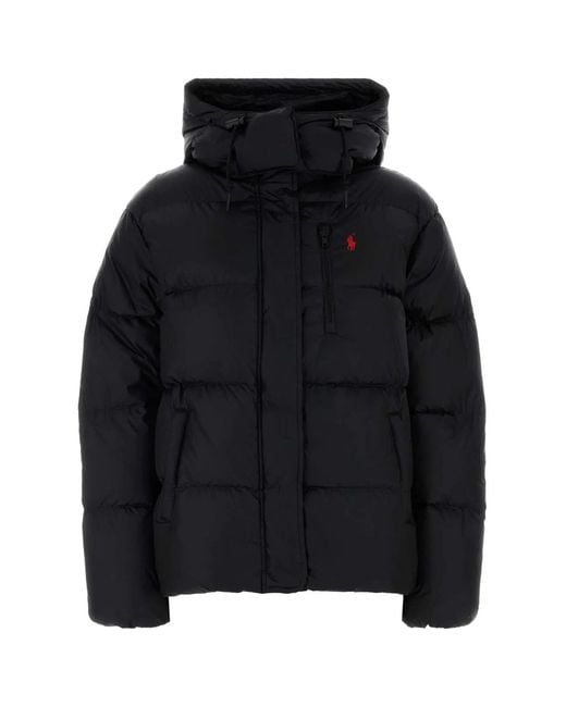 Polo Ralph Lauren Black Crly Jkt-Insulated-Coat
