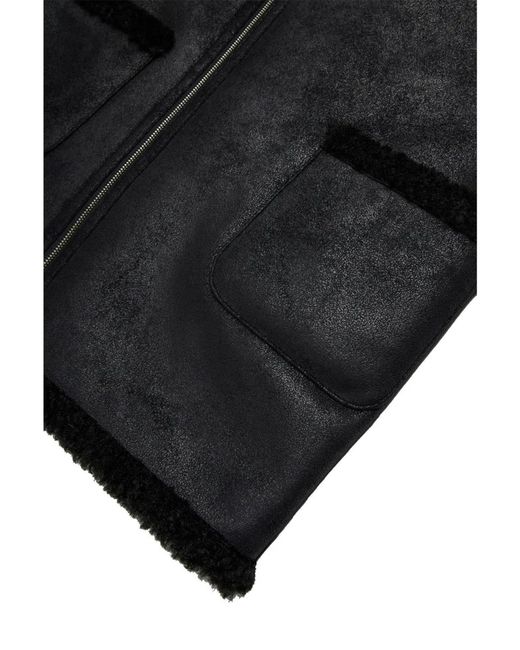 MM6 by Maison Margiela Black Jacket With Logo