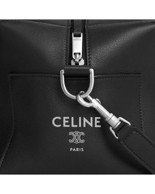 Céline Black Take Away Calfskin Crossbody Bag for men