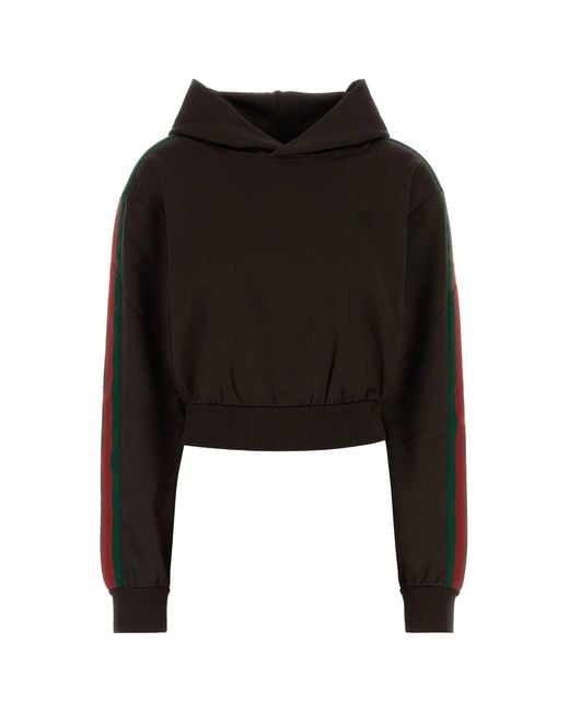 Gucci Black Jersey Tops