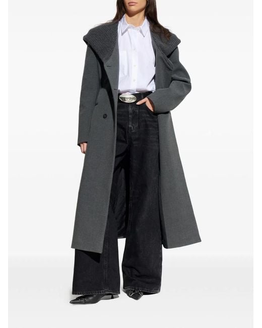 DIESEL Black Polyester Viscose Wool Jacket