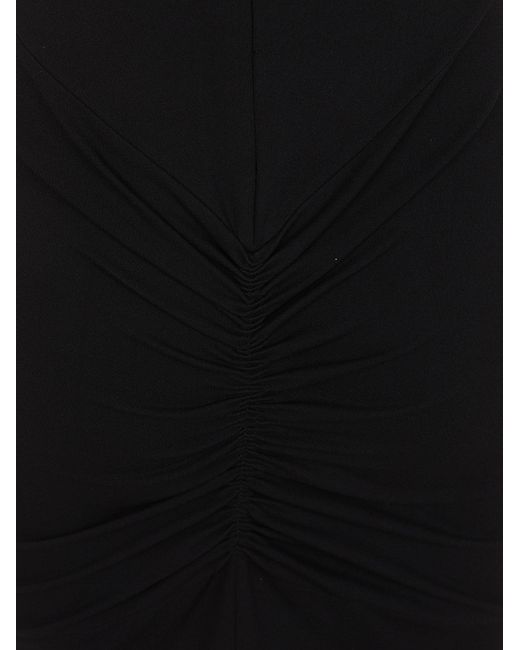 Jacquemus Black "La Robe Alba Midi" Midi Dress
