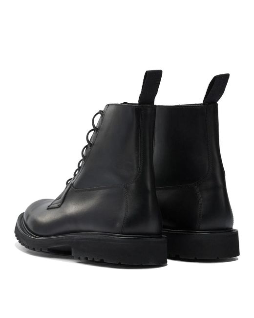 Tricker's Black "Burford" Ankle Boots for men