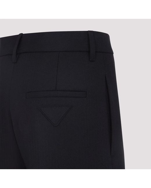 Prada Blue Dark Wool Pant