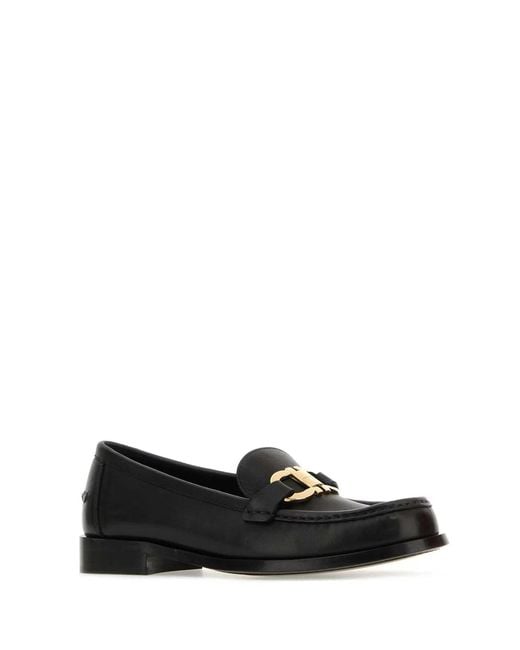 Ferragamo Black Mocassini