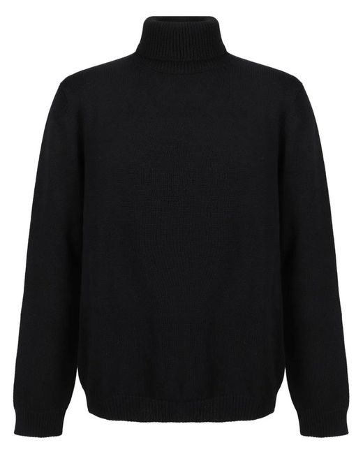 Nuur Black Long Sleeves Turtle Neck for men