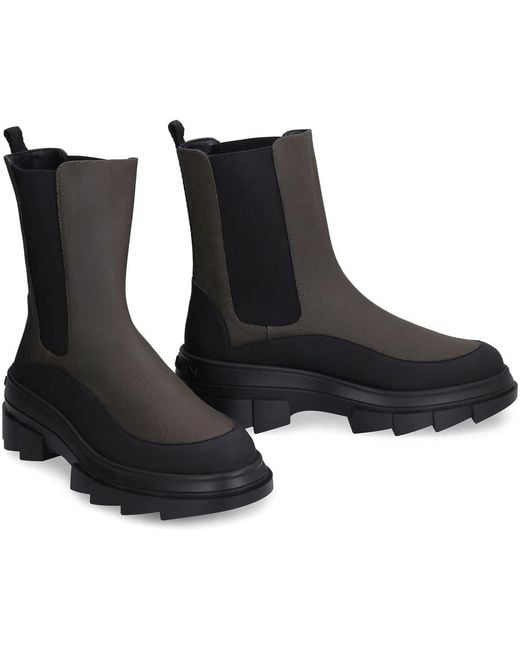 Stuart Weitzman Black Noho Chelsea Boots