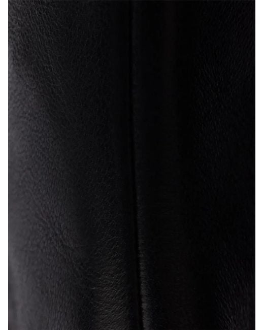 Prada Black Nappa Leather Monolith Ankle Boots