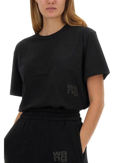 T By Alexander Wang Black Essential T Shirt