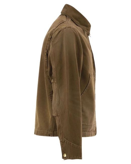 Carhartt Green Dearborn Organic Cotton Canvas Jacket