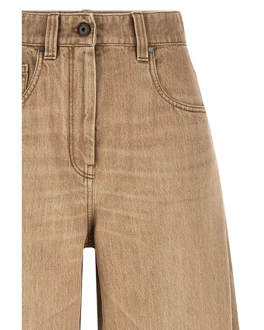 Brunello Cucinelli Natural Cotton Jeans Denim Clothing