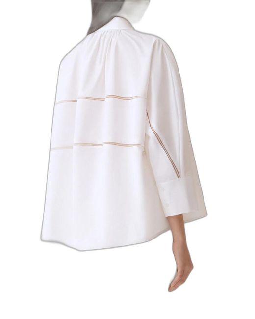 Fabiana Filippi White Cotton Shirt