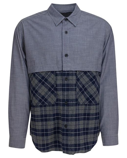 Comme des Garçons Blue Comme Des Garçons Homme Plus Cotton Shirt for men